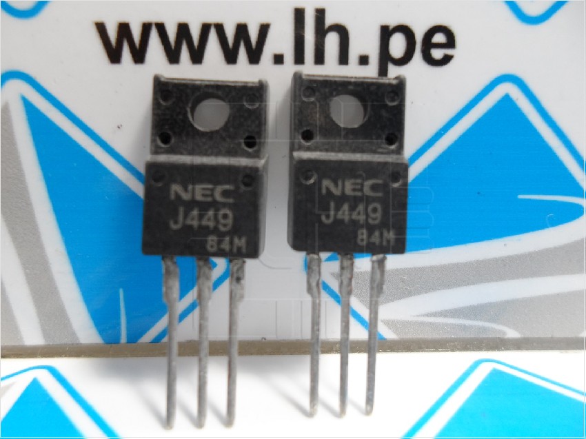 2SJ449       Transistor P-FET 250V 6A 35W 0R8 TO220ISO