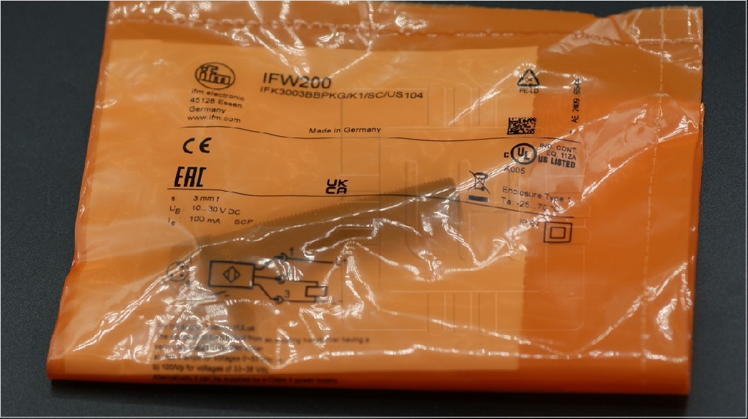 IFW200 IFK3003BBPKG/K1/SC/US104                      SENSOR INDUCTIVO M12 PNP 10-30VDC, MARCA: IFM