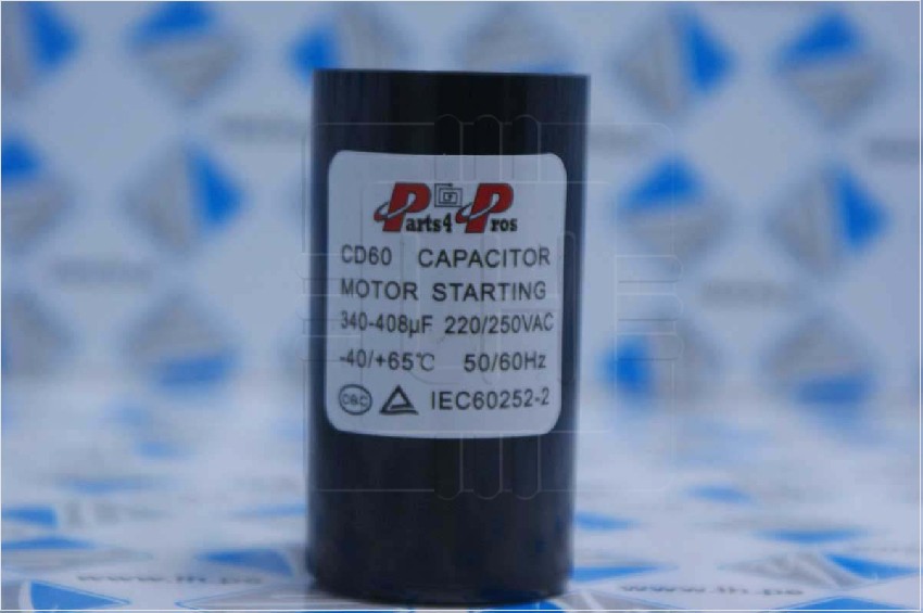 61B4D220340NCMS 340-408uF 220-250VAC              Capacitor de Arranque de Motor Start 340 – 408 UF MFD 220 – 250 V