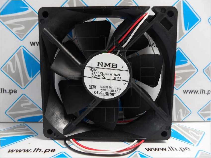 3610KL-05W-B49            VENTILADOR AXIAL 92X25MM 24VDC CON 3 CABLES