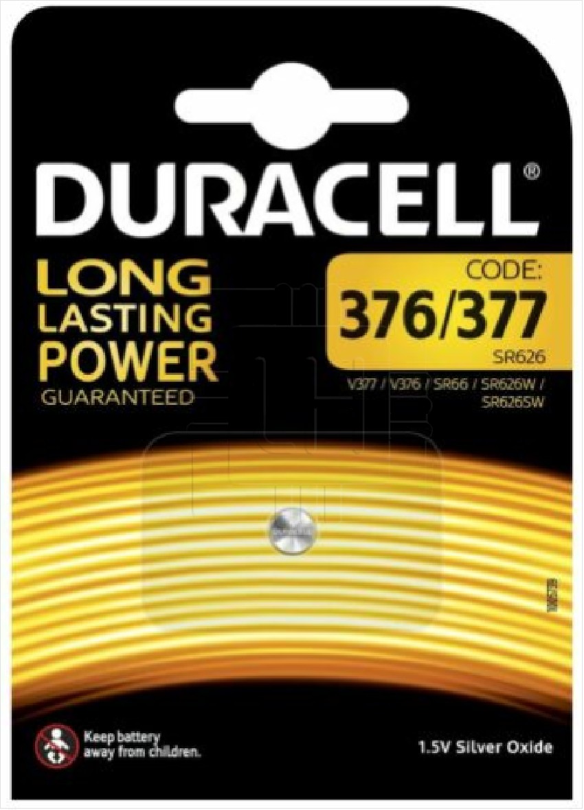 376/377 SR66         Pila de óxido de plata 1.55V, R626, SR626, SR66