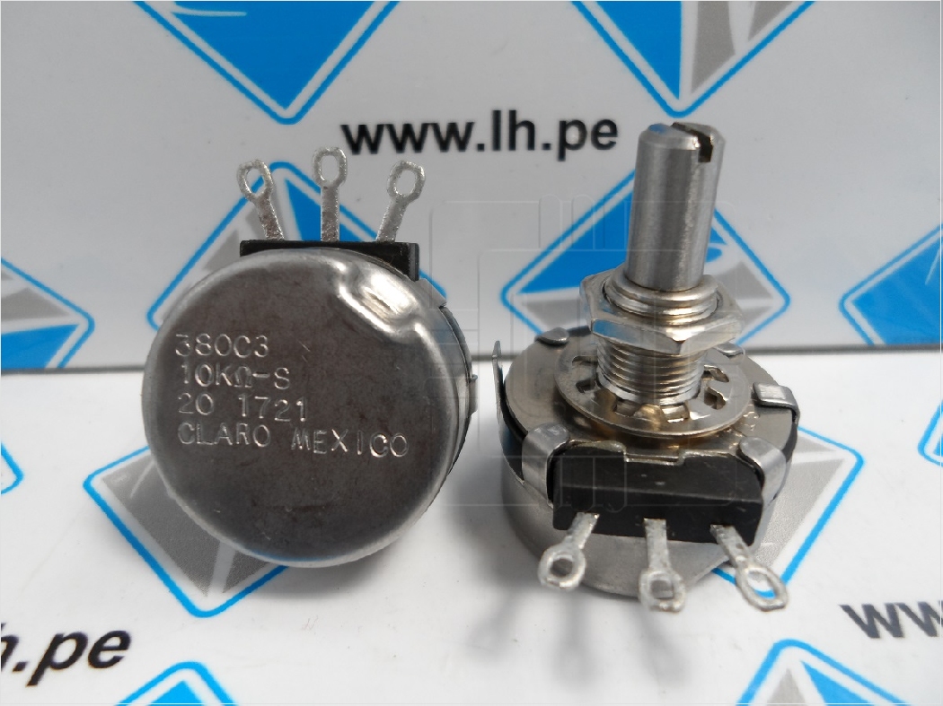 380C31000          Potenciómetro giratorio 1k ohm, 1 Vuelta, Lineal, 2W, marca Honeywell