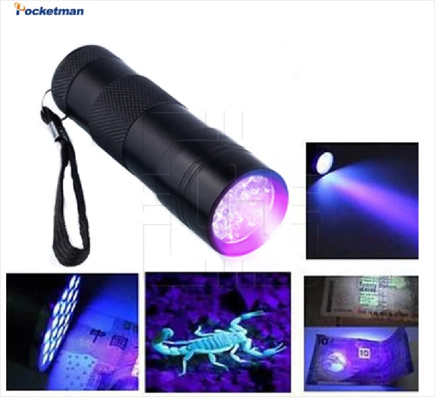 LED 395nm UV        UV Linterna Mini Linterna LED 395nm negro luz violeta luz UV de luz negra linternas Torcia Linterna Detector secos para mascotas