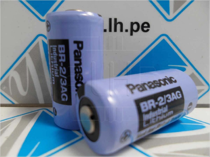 BR-2/3AG           Batería Lithium Non-Rechargeable, Cylindrical  3V, 1.45Ah