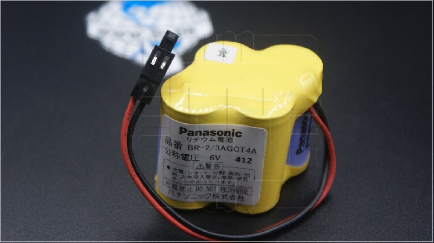 BR-2/3AGCT4A A06B-6114-K504      Battery pack GE Fanuc 6V