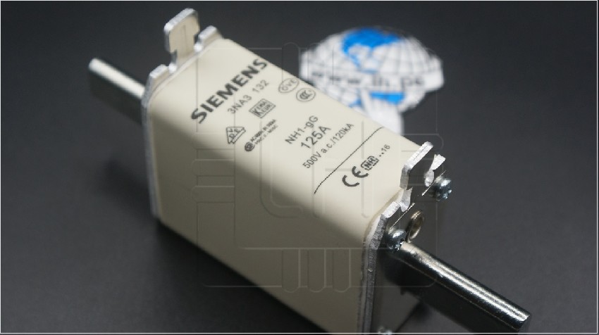 3NA3132                    Fusible NH1; gG, 125A, 500VAC; CSA 22.2, IEC EN 60269, VDE 0636; Siemens,