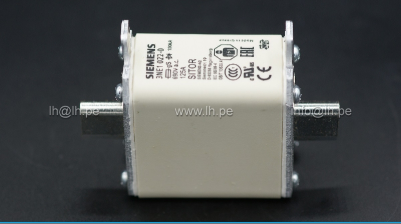 3NE1 022-0                  FUSIBLE ULTRA RAPIDO SITOR NH-00, 125A, 690/700V, MARCA SIEMENS