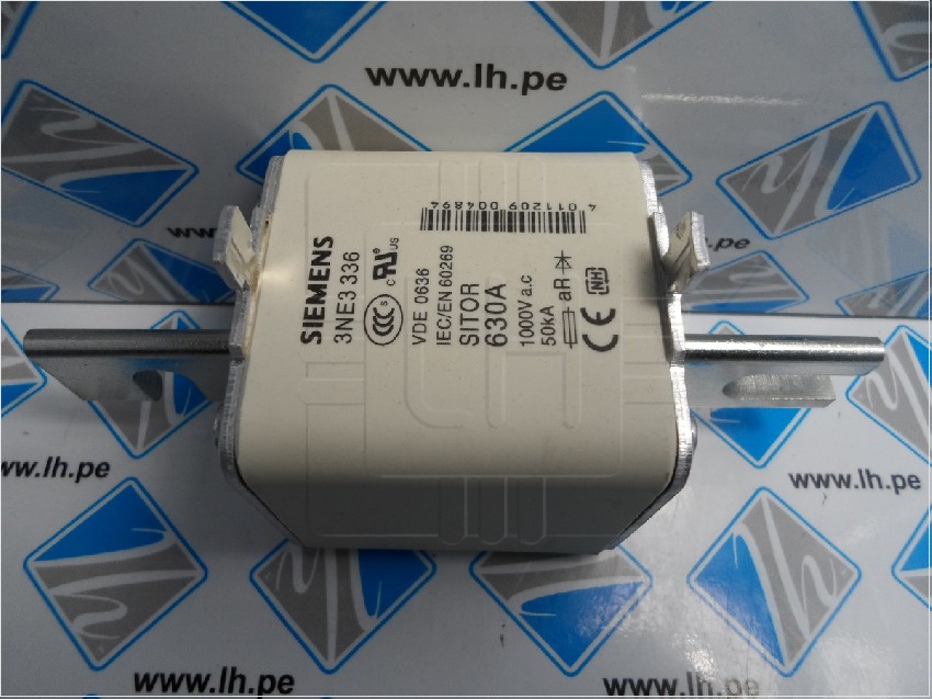 3NE3 336    Fusible Ultra-Rápido 630A, 1000V