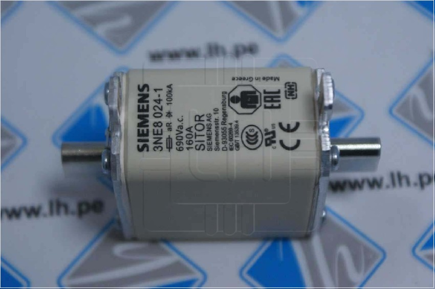 3NE8024-1                      SITOR FUSE LINKS 160A,. AC 690V (DIN 43620, SIZE 00).