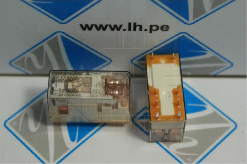 4058570000 RCL424024          Rele Miniatura DPDT, Bobina 24VDC, 8A/250VCA