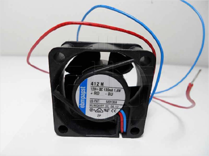 412H   Fans 40x20mm 12VDC 8CFM 1.6W 8100RPM 29dB SB DC