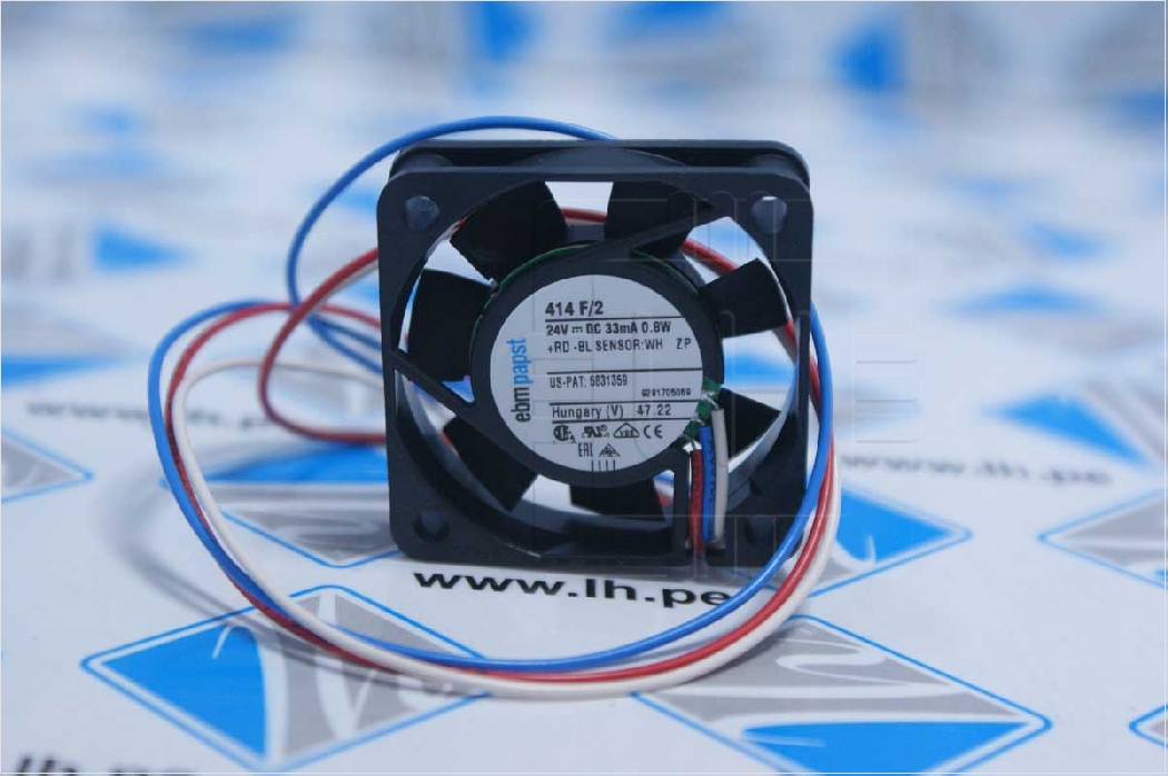 414F/2                  Ventilador: DC; axiales; 24VDC; 40x40x20mm, EBM PAPTS