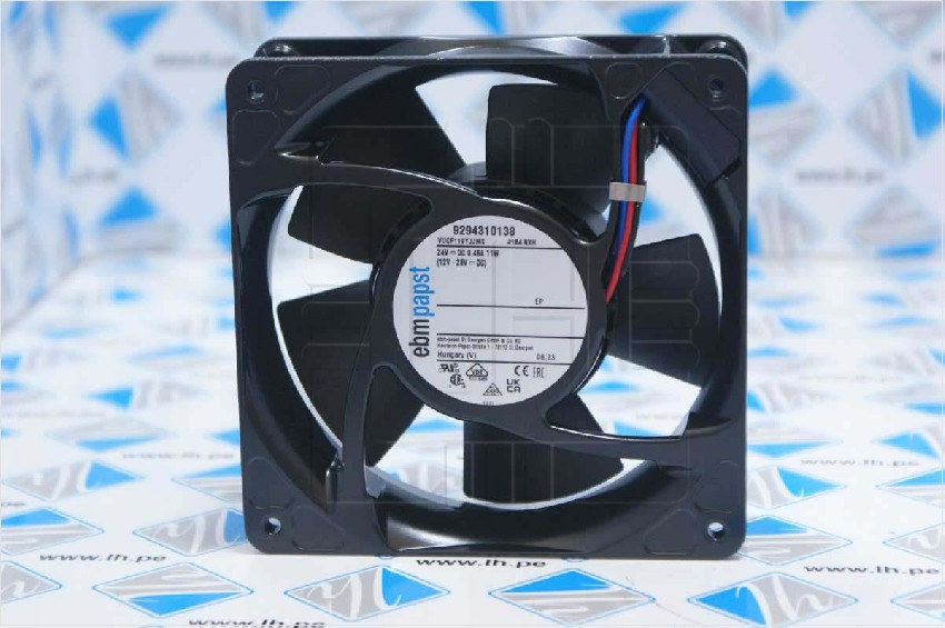 4184NXH             Ventilador CC, axial, 24VDC, 119x119x38mm, 237m3/h