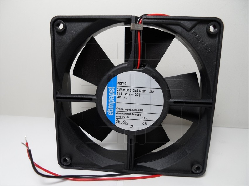 4314  Fans 119x32 24DC 100CFM .8W 2800RPM 45dBA BB DC