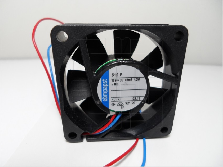 512F   Fans 50x15mm 12VDC 12CFM 1W 5000RPM 30dBA SB DC