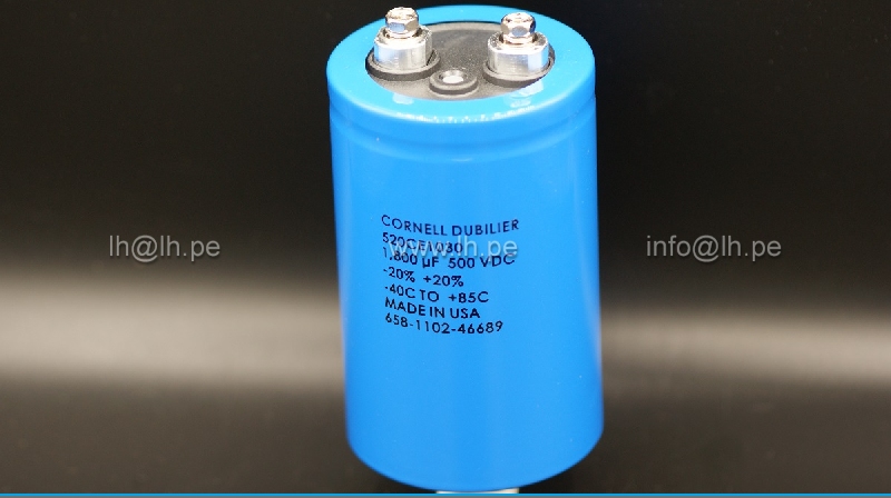 520CE1030 1800uF                Condensador Electrolítico 1800uF, 500VDC, con Perno, CORNELL DUBILIER