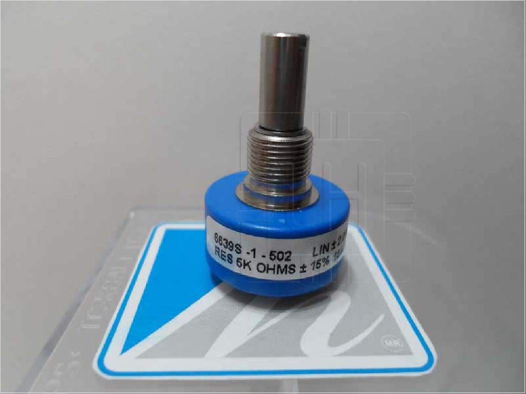6639S-1-502      POTENCIÓMETRO PRECISIÓN CON ROTACIÓN CONTINUO, 5KΩ, 1W, ±15%, 6.35MM, LINEAL