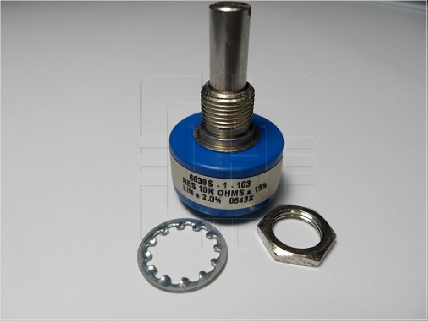 6639S-1-103    Potenciometros de precision 10K 15% Bushing Mnt