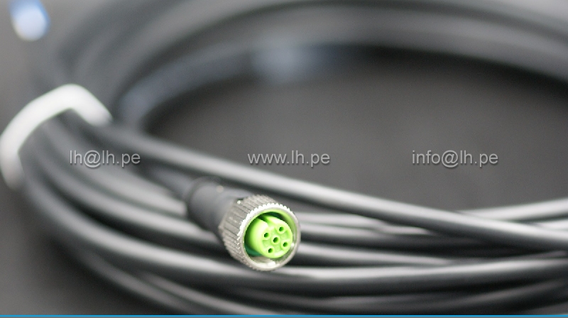 7000-12221-6141000                        Cable para sensores; M12, 4 PIN, hembra, recto; 30VDC, con salida 10M, MURRELEKTRONIK