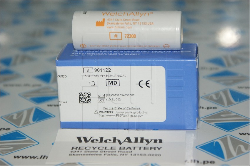 72300         Batería recargable Naranja 3.5V Welch Allyn