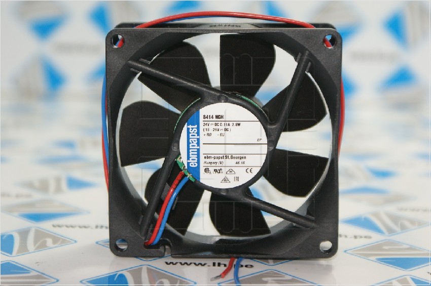 8414NGH     Ventiladores y turbinas 80MM 24VDC 47CFM