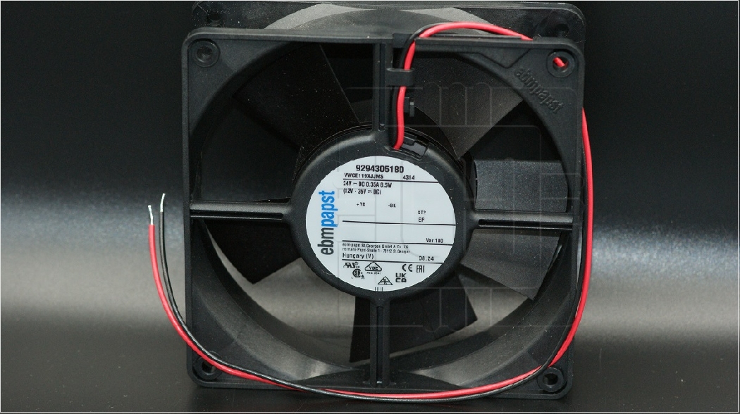 4314  Fans 119x32 24DC 100CFM .8W 2800RPM 45dBA BB DC