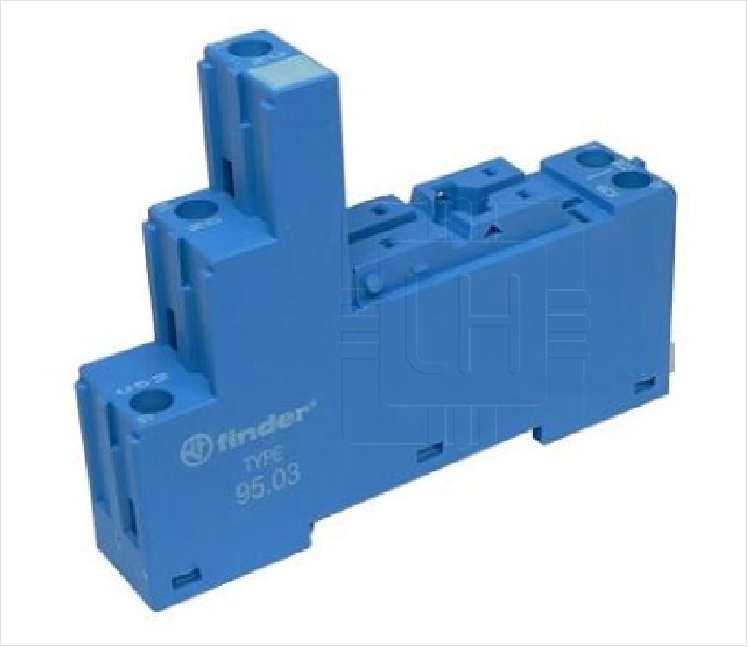 95.03.SMA             Base Para Relay 5 Pines, 10A; 250VAC; DIN; screw terminals; Series: 40.31