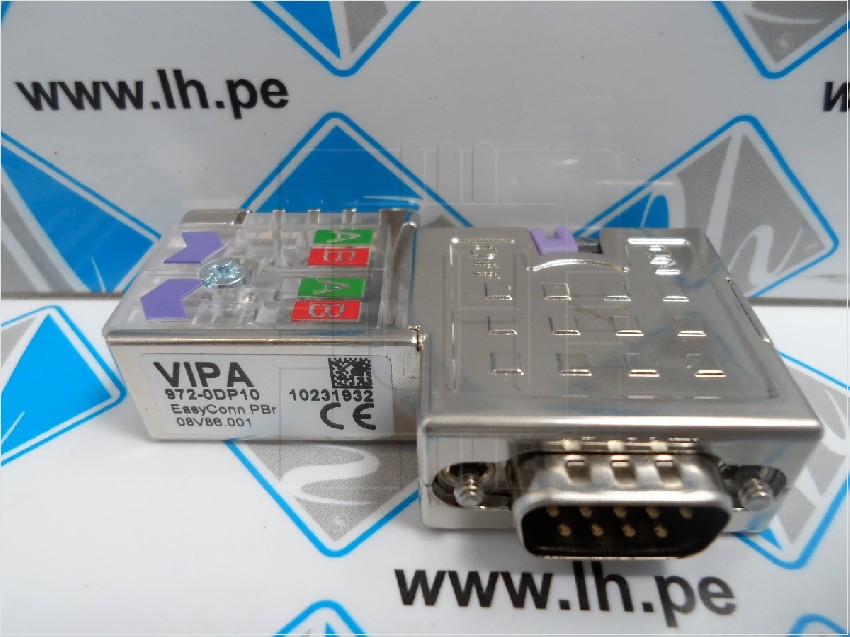 972-0DP10      Profibus conector 90 Degree con diagnóstico LED