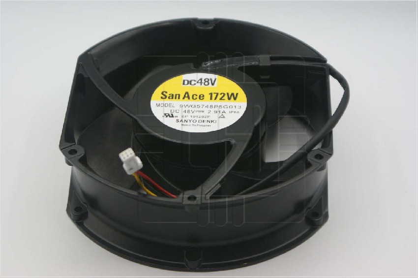 9WG5748P5G013                       Ventilador de refrigeración del servidor 48VDC;  2.91A 172x172x51mm 3 hilos y conector; SANYO DENKI