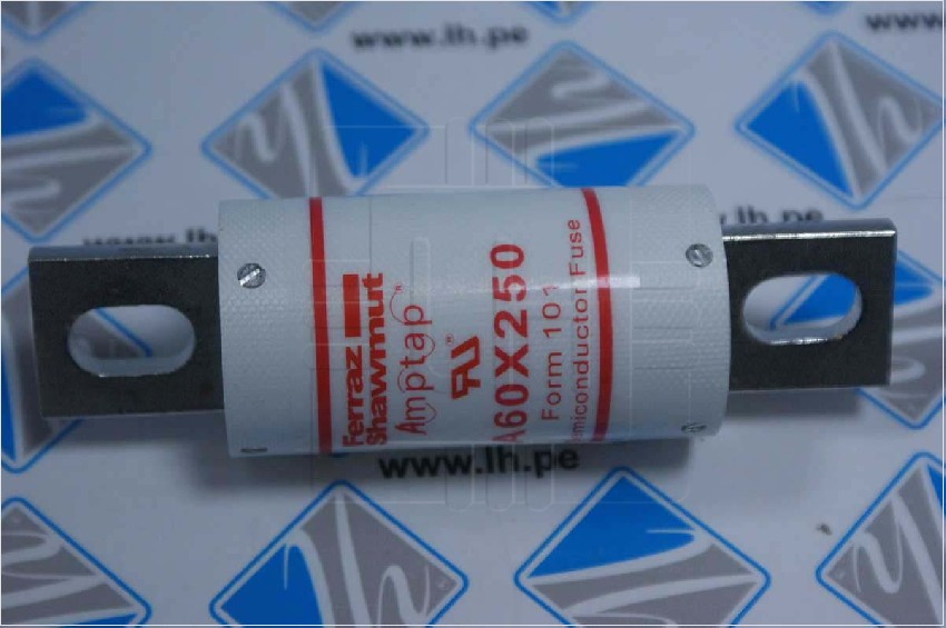 A60X250-4                Semiconductor fusible, Acción rápida, Limitación de corriente 250A, 600VCA