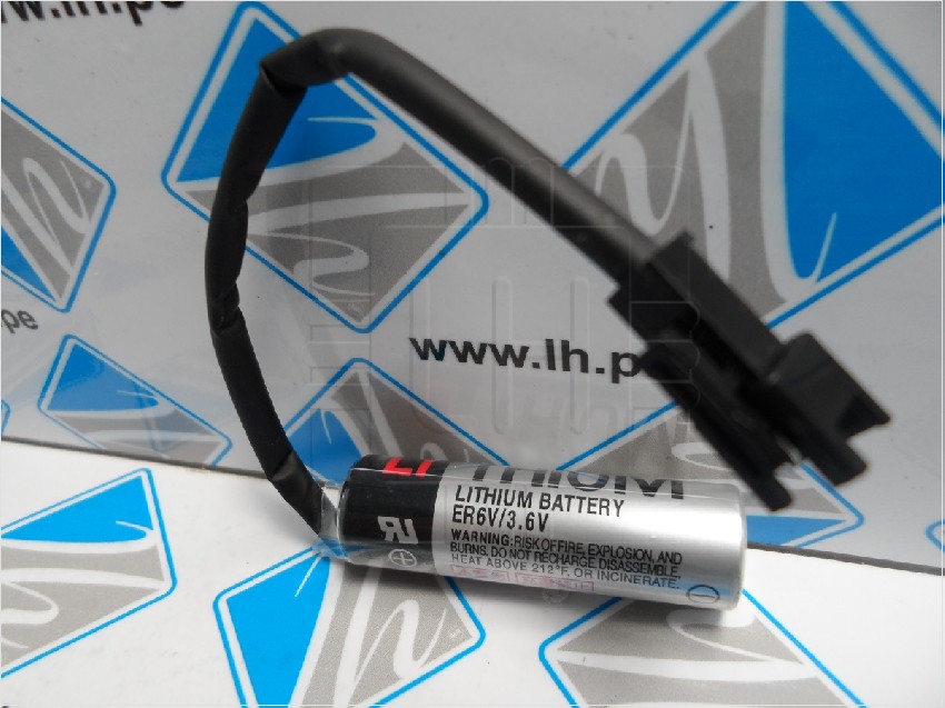 AB-1 ER6V/3.6V      Batería Lithium AA, con cable plug(3.6V 2000MAH)