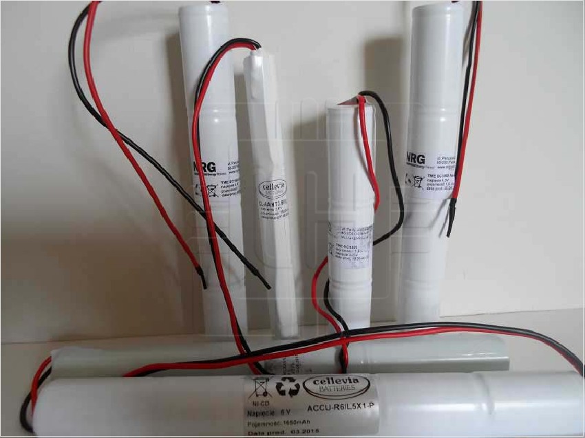 CL-18700/HT3.6V/L        Batería Ni-MH 3.6V, 4000mAh, con cables