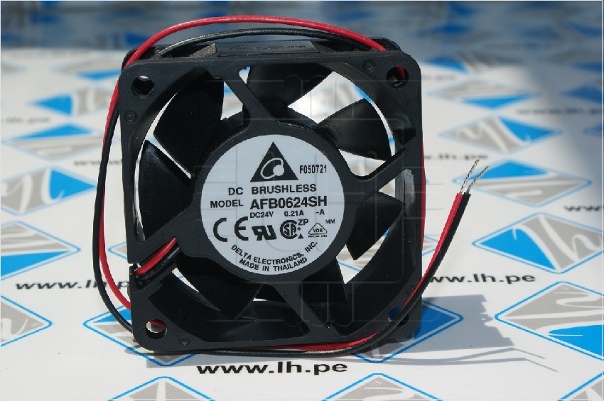 AFB0624SH-A            Fan axial 24VDC, 60x60x25.4mm