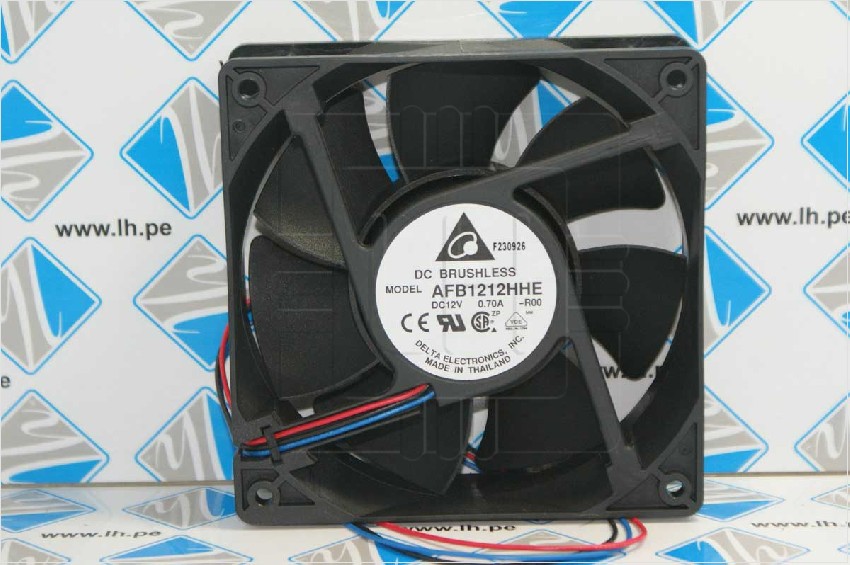 AFB1212HHE-R00        Ventiladores tangenciales CC DC Tubeaxial Fan, 120x120x38mm, 12VDC