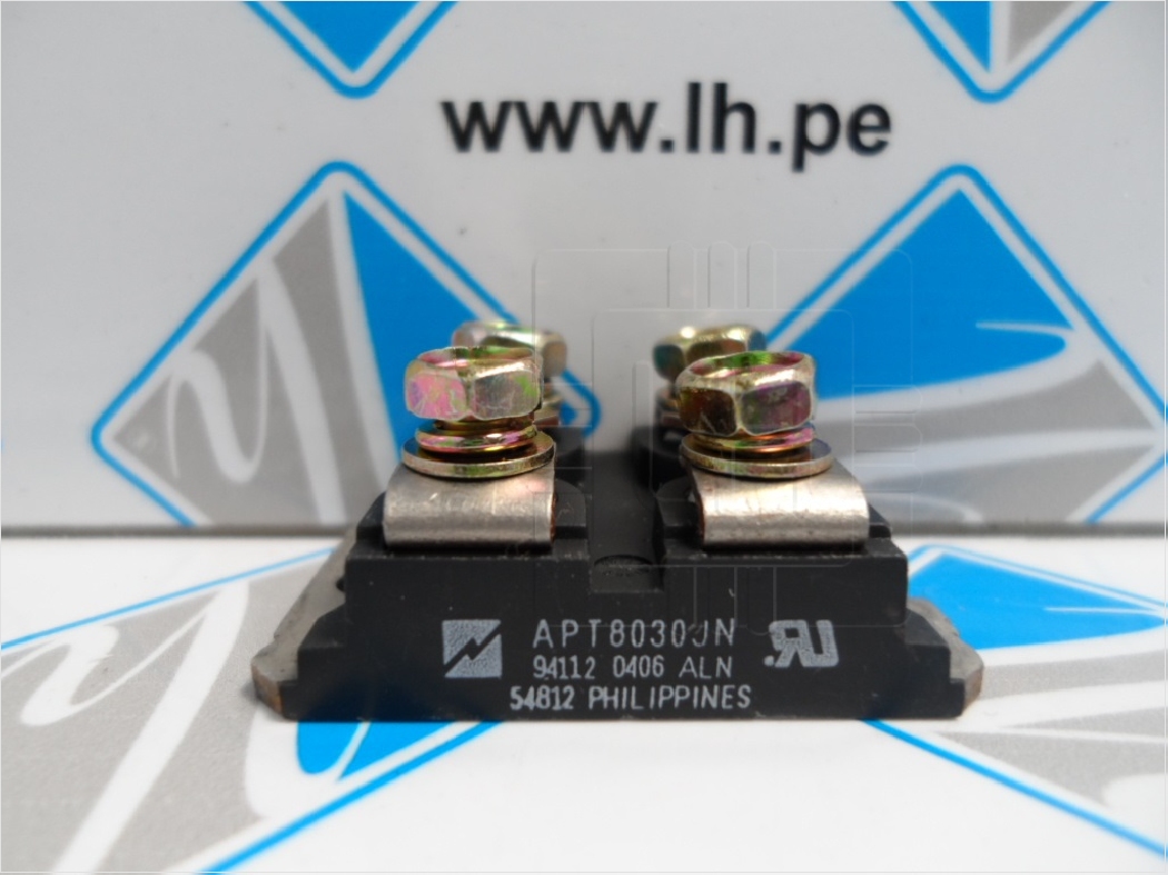 APT8030JN        TRANSISTOR, MOSFET POWER MODULE, INDEPENDENT, 800V, MARCA ADVANCED DEVICES
