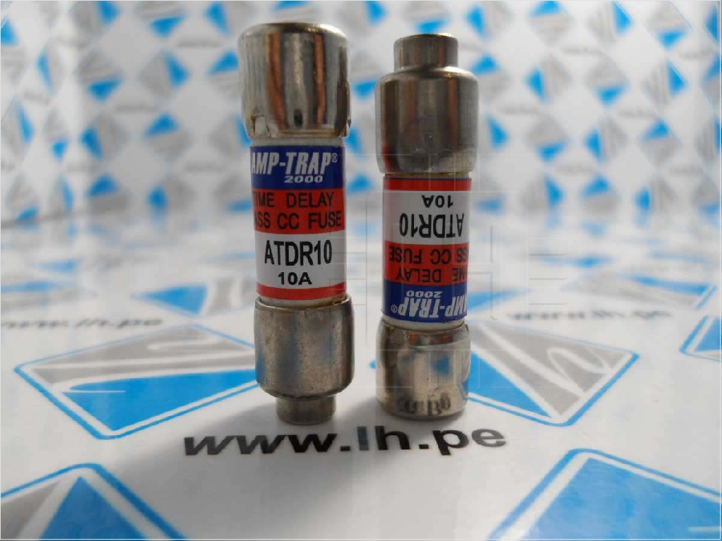 ATDR10                           Fusible Time-Delay 10A, 600VAC, 10x38mm, marca Mersen