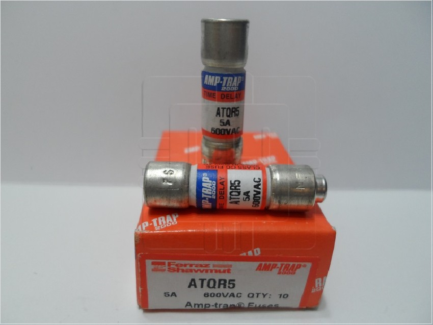 ATQR5 Fuse, 5A, 600V, CC, Time Delay