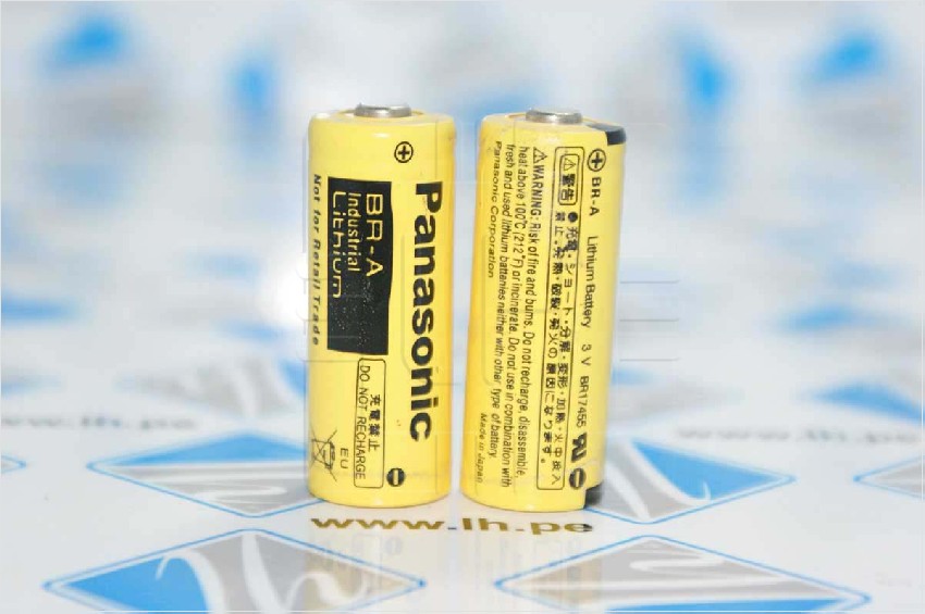 BR-A     Battery - 3 Volt Lithium 1800mAh