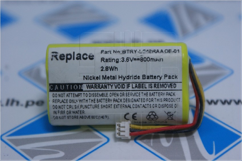 BTRY-LS42RAAOE-01.B2               Batería de repuesto (700 mAh, 3,6 V, Ni-MH para Motorola Symbol LS4278 Barcode Scanner)