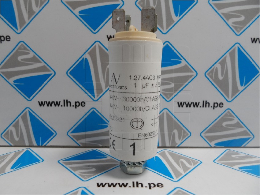 C274AC34100SA0J        Condensador para motor C247AC, 1uF, 470Vac