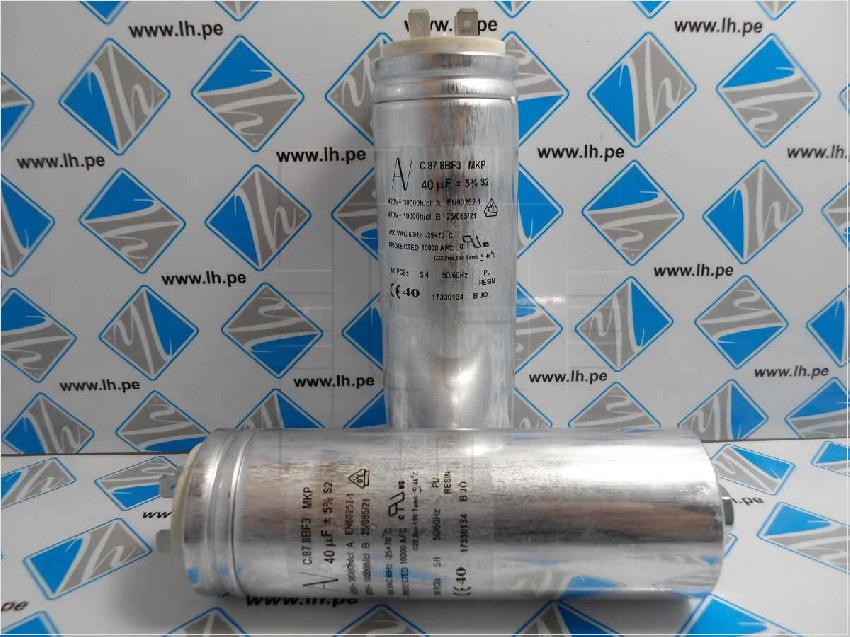 C878BF35400SA0J C87.8BF3     Capacitor Metalizado de películas 500VAC 40uF