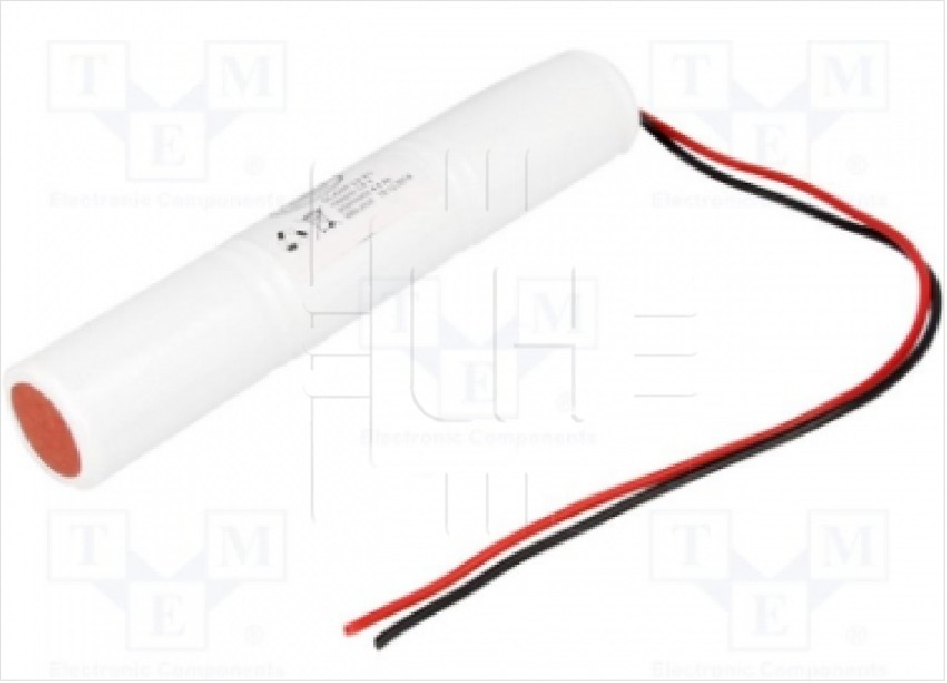 CL-18700/HT4.8V/L        Batería recargable Ni-MH, 18700, 4.8V, 4000mAh, con cables 250mm