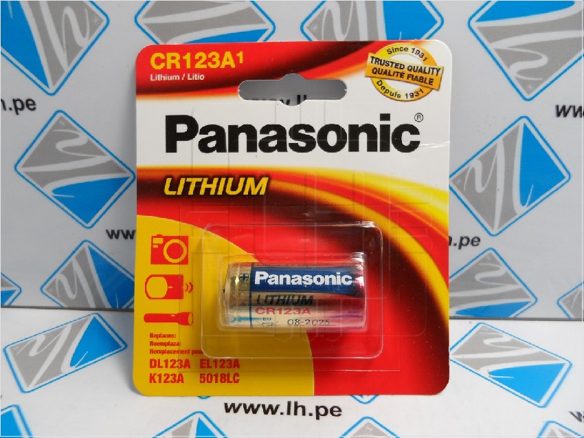 CR123A CR17345        Batería Lithium 3V, 1400mAh, Photo Digital Camera Batteries