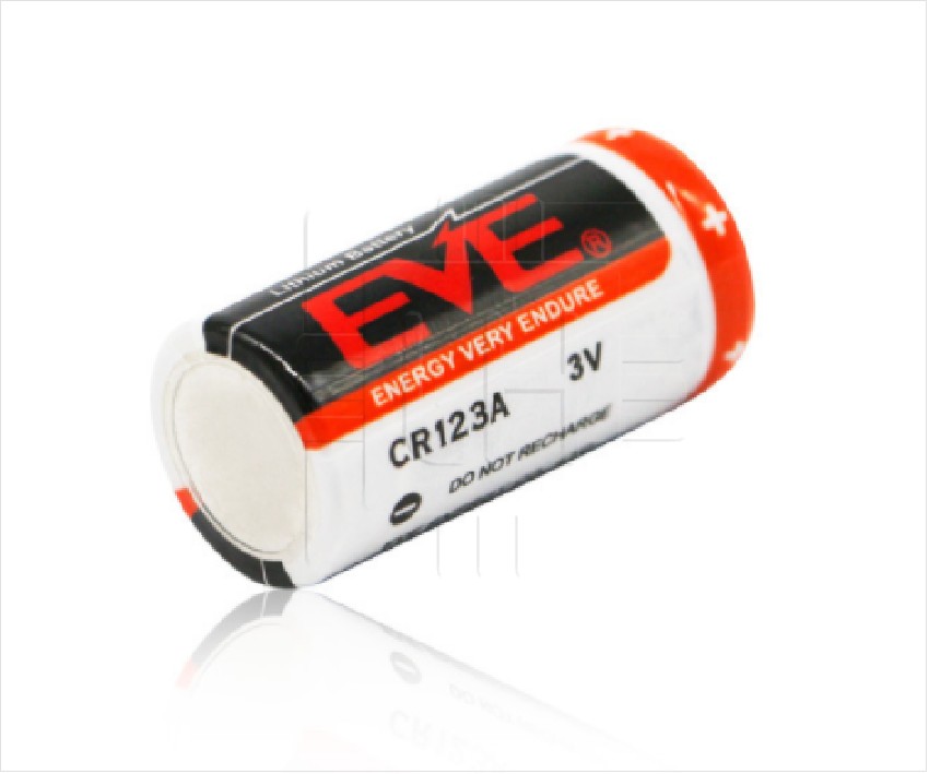 CR123A             Batería Lithium 3V, 1400mah, marca Eve Energy