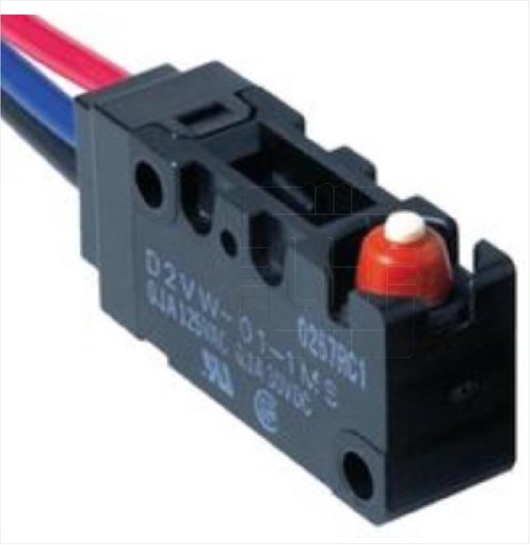 D2VW-5-1MS            Microconmutador SNAP ACTION, SPDT, sin palanca, 5A, 250VAC
