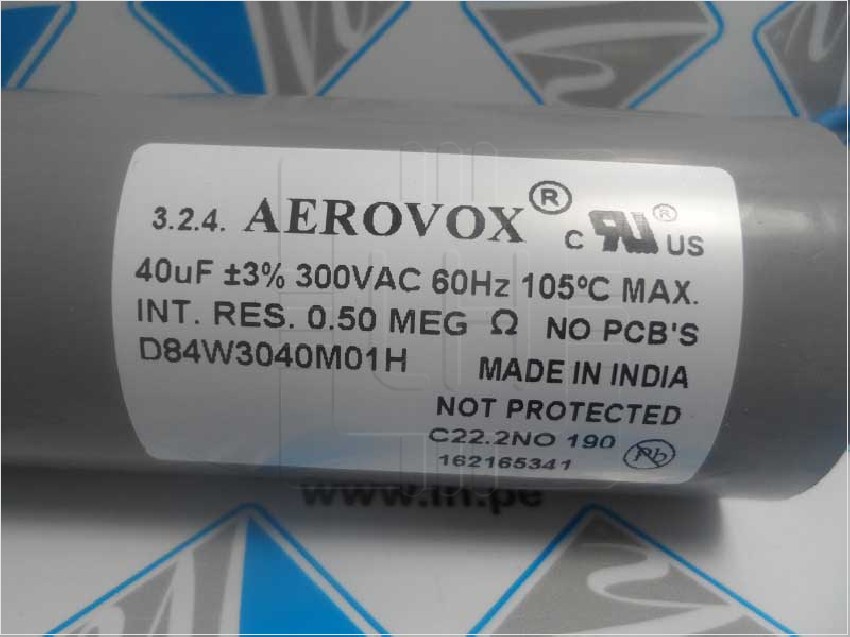 D84W3040M01H     Capacitor 40uF, 300VAC