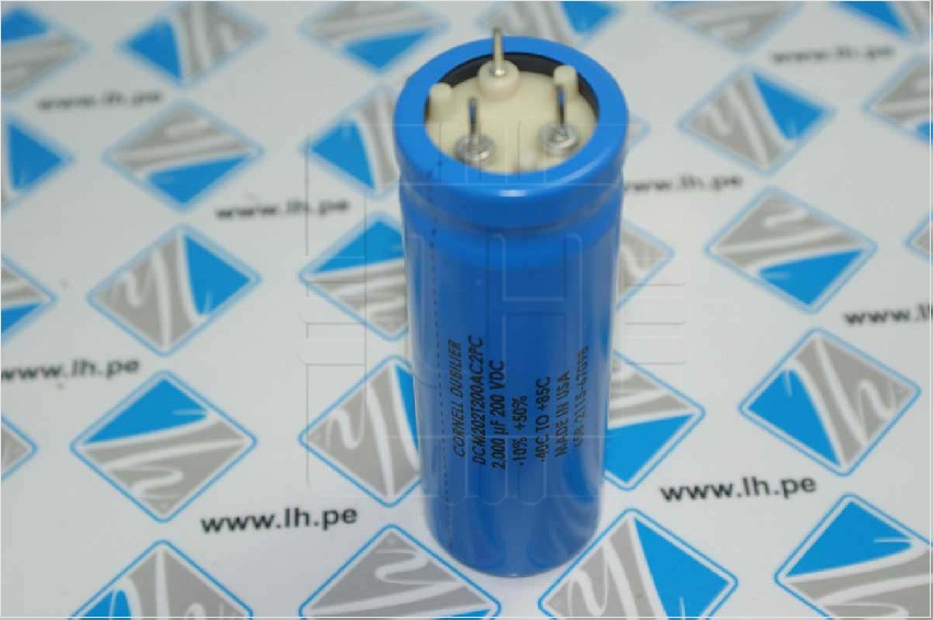 DCM202T200AC2PC             Capacitor electrolítico de aluminio 2000uF, 200V