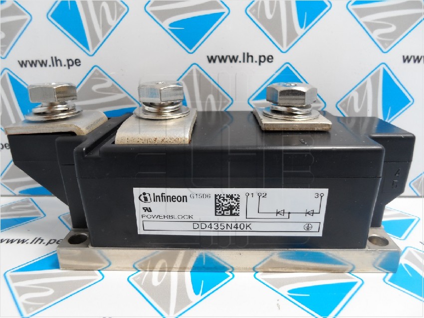 DD435N40K       Módulo: diodos; doble serial; 4kV; 435A