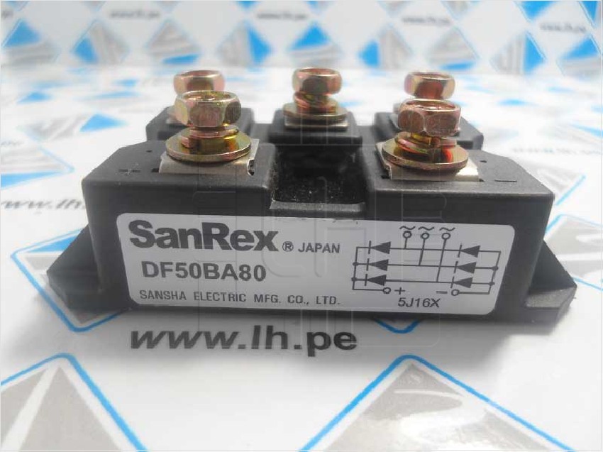 DF50BA80     THREE PHASE DIODE MODULES (BRIDGE)