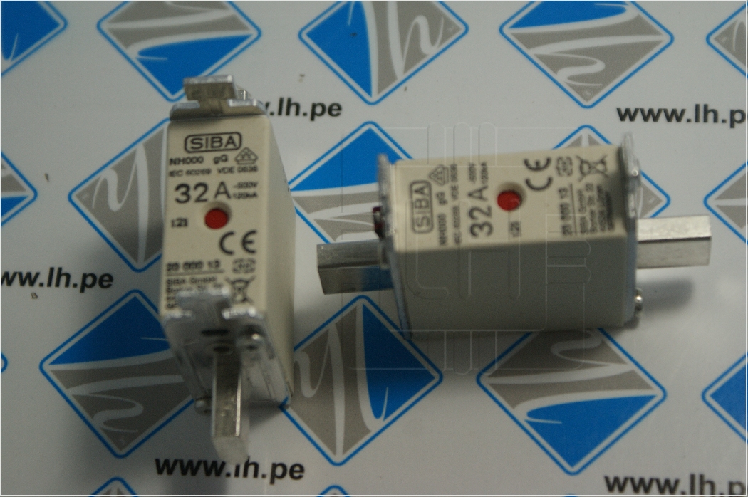 2000013.32          FUSIBLE DE CARTUCHO GG 32A, 500VCA, 220VCC, NH000